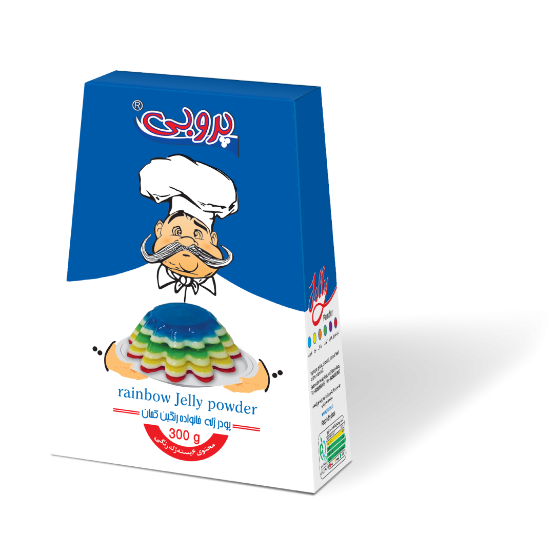 پودر ژله خانواده آبی