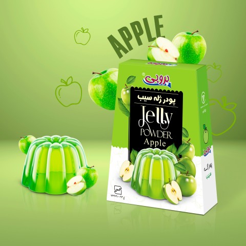 پودر ژله سیب