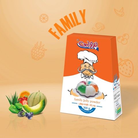 پودر ژله خانواده نارنجی