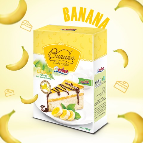 پودر کیک موزی