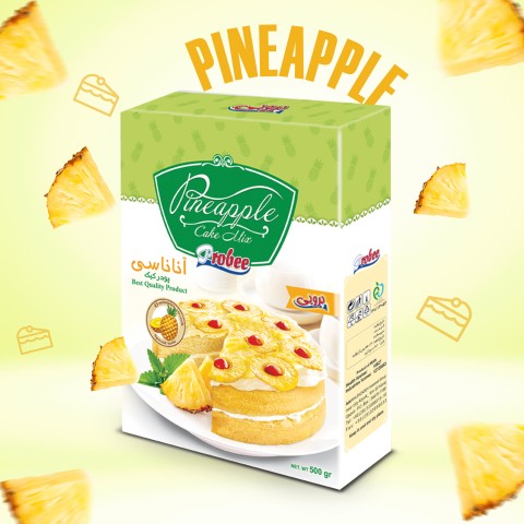 پودر کیک آناناسی